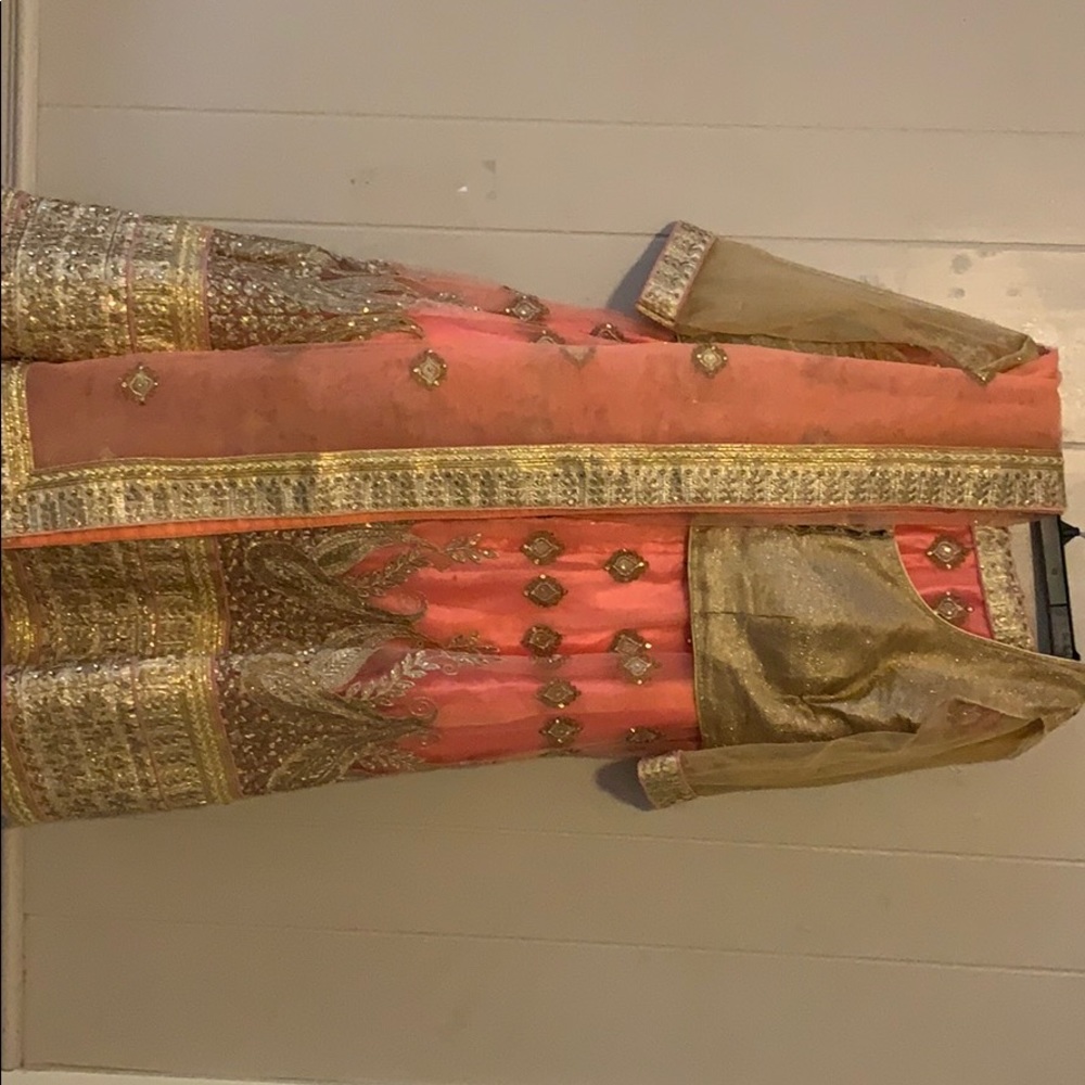 Indian Wear/ Lehenga Choli Set Blush Pink - Picture 7 of 8